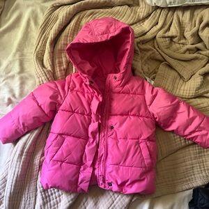 Gap toddler pink primaloft winter coat. Size 4.